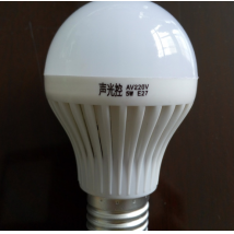 鴻彩 新款LED聲控燈 LED球泡燈 室內節能照明LED燈泡地攤家用LED燈